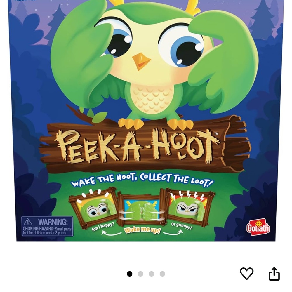 Peek-A-Hoot Game - Green and Brown